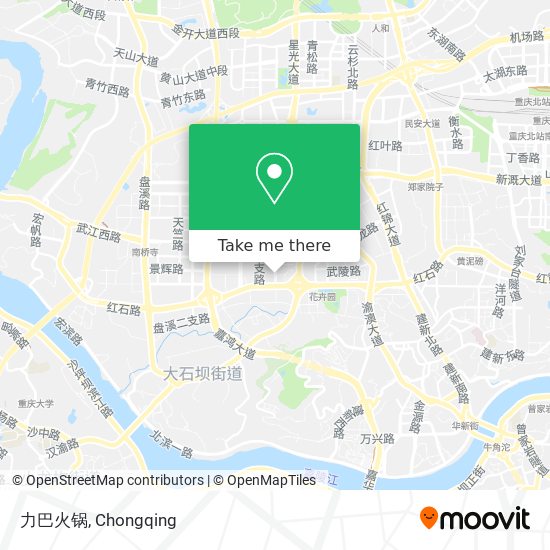 力巴火锅 map