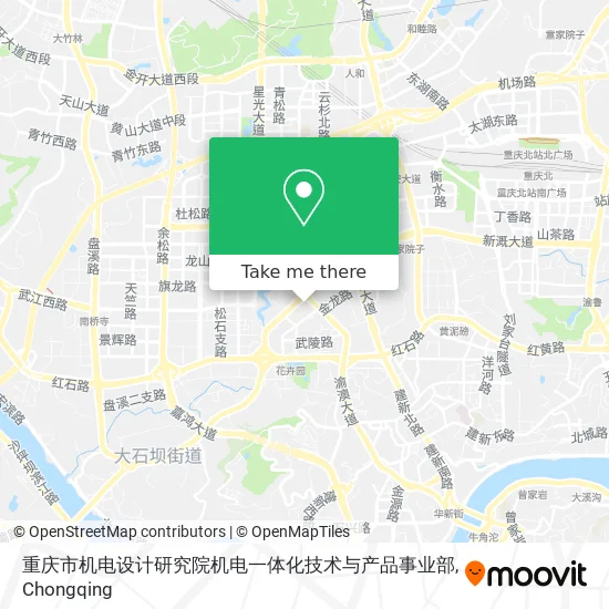 重庆市机电设计研究院机电一体化技术与产品事业部 map