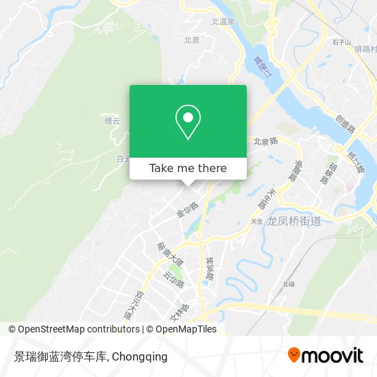 景瑞御蓝湾停车库 map