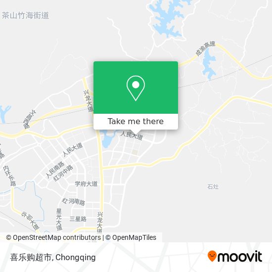 喜乐购超市 map