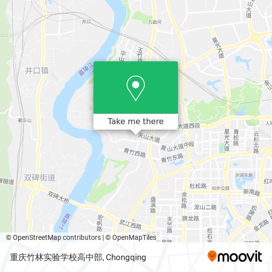 重庆竹林实验学校高中部 map