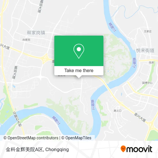 金科金辉美院A区 map