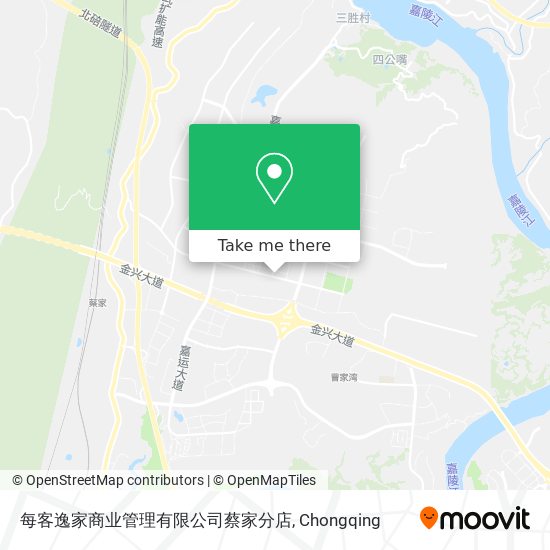 每客逸家商业管理有限公司蔡家分店 map