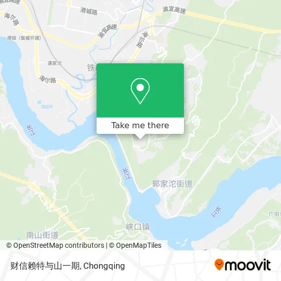 财信赖特与山一期 map