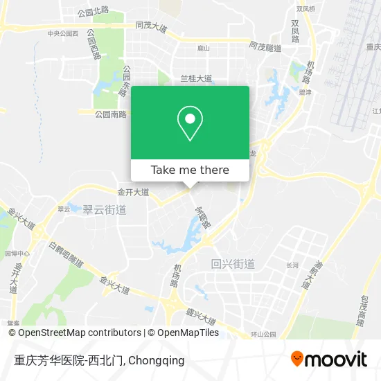 重庆芳华医院-西北门 map