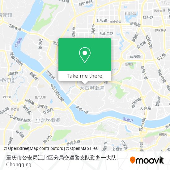 重庆市公安局江北区分局交巡警支队勤务一大队 map