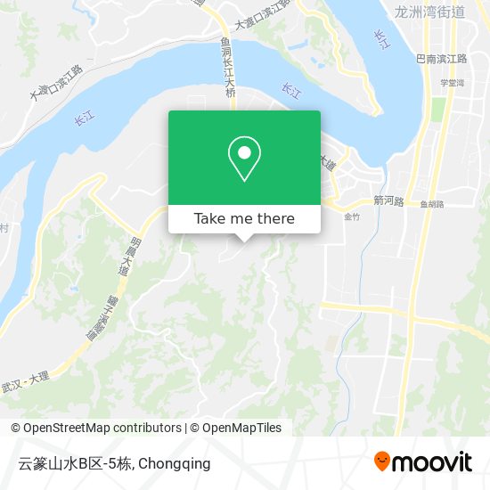 云篆山水B区-5栋 map