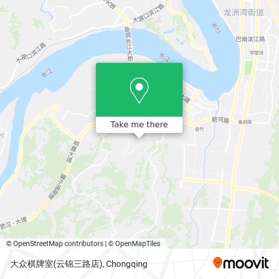 大众棋牌室(云锦三路店) map