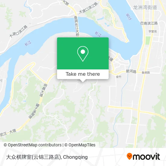 大众棋牌室(云锦三路店) map