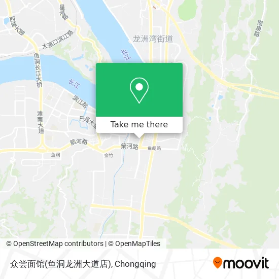 众尝面馆(鱼洞龙洲大道店) map
