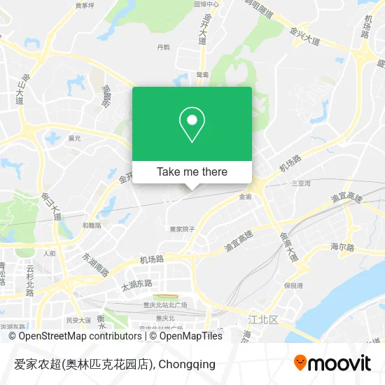 爱家农超(奥林匹克花园店) map