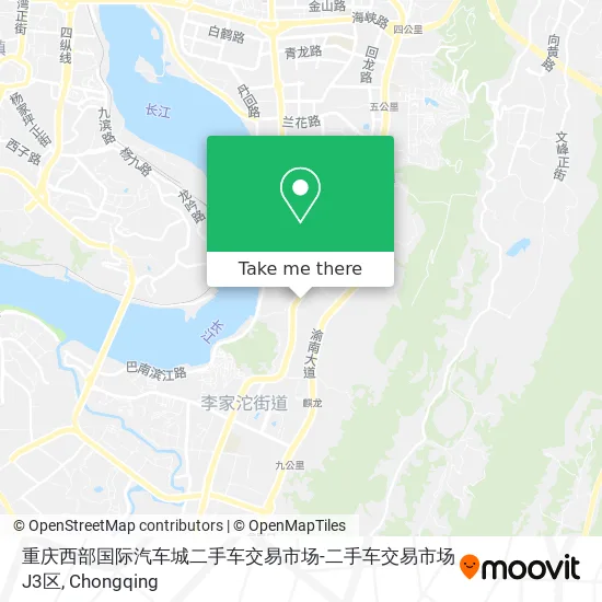 重庆西部国际汽车城二手车交易市场-二手车交易市场J3区 map