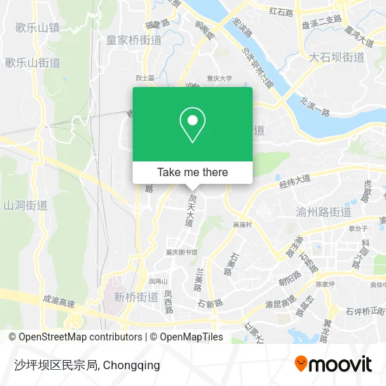 沙坪坝区民宗局 map