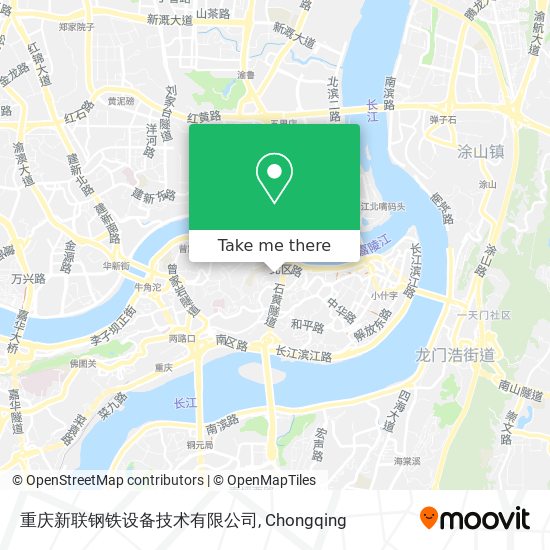 重庆新联钢铁设备技术有限公司 map