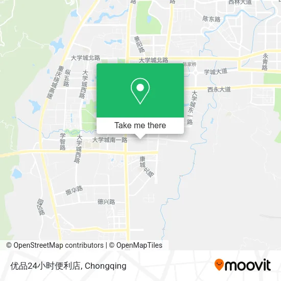 优品24小时便利店 map