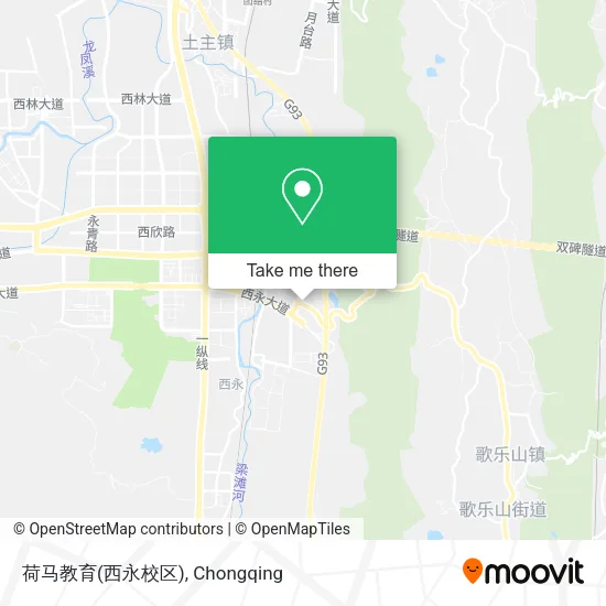 荷马教育(西永校区) map