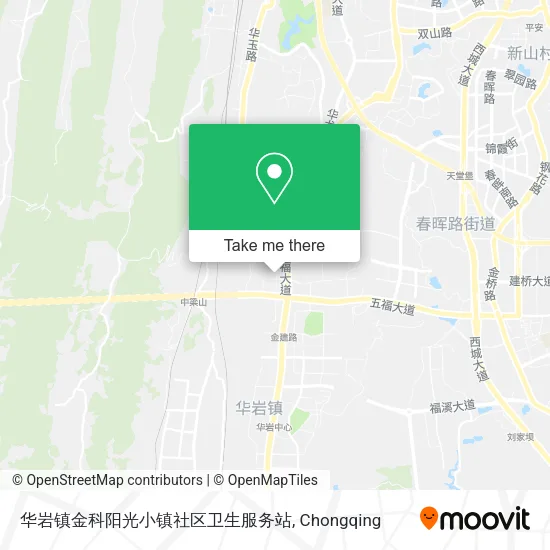 华岩镇金科阳光小镇社区卫生服务站 map