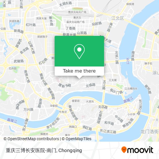 重庆三博长安医院-南门 map