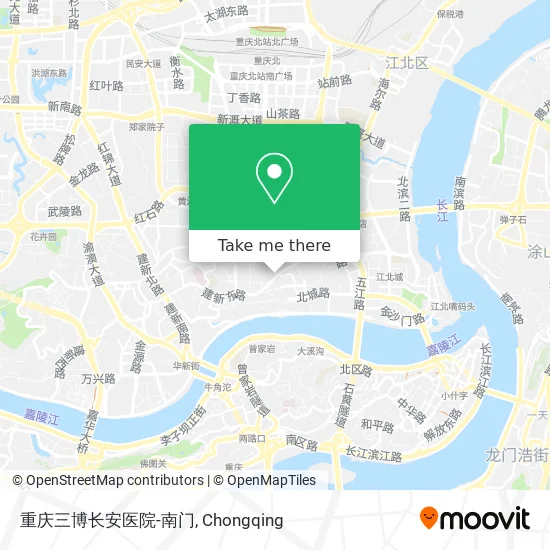 重庆三博长安医院-南门 map