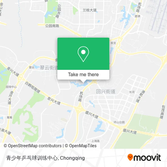 青少年乒乓球训练中心 map