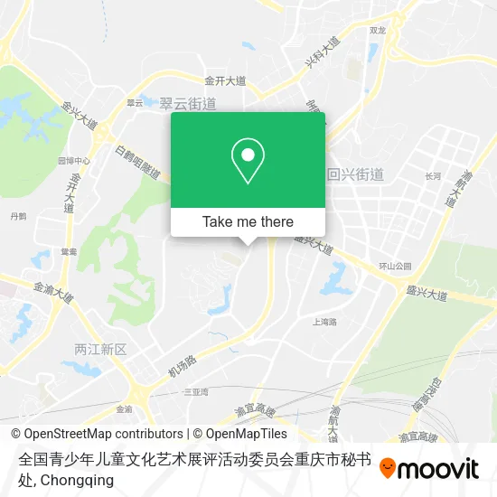 全国青少年儿童文化艺术展评活动委员会重庆市秘书处 map