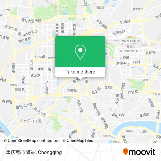 重庆都市驿站 map