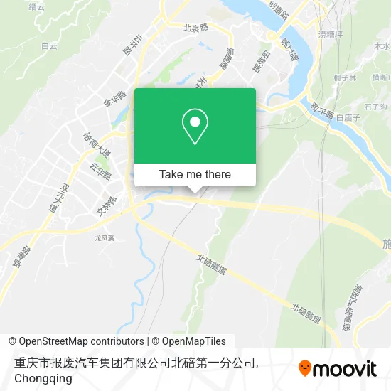 重庆市报废汽车集团有限公司北碚第一分公司 map