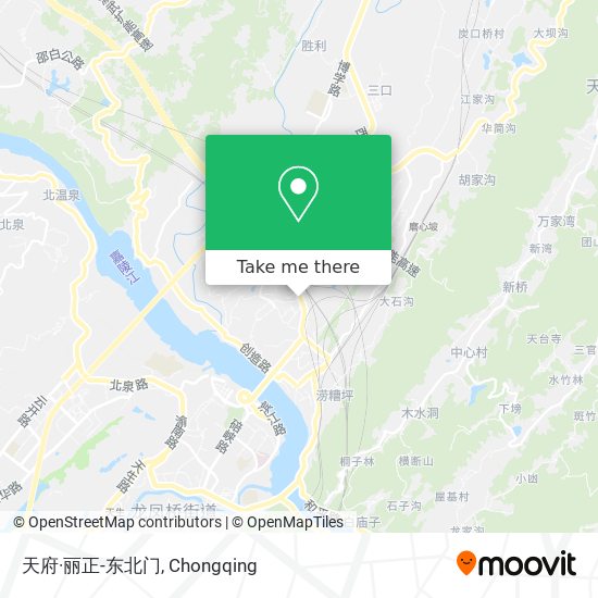 天府·丽正-东北门 map