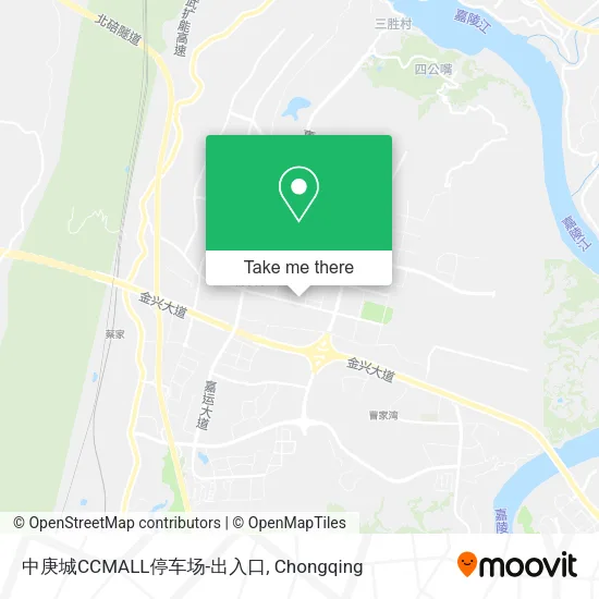 中庚城CCMALL停车场-出入口 map
