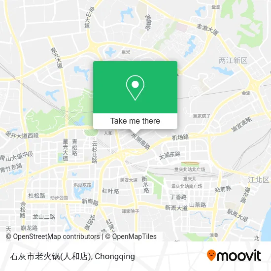 石灰市老火锅(人和店) map