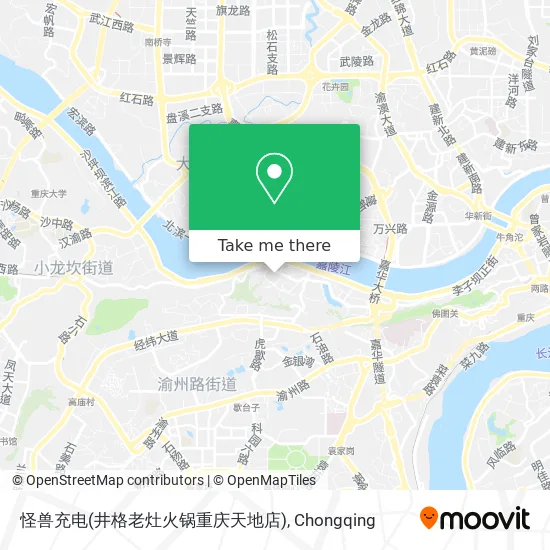 怪兽充电(井格老灶火锅重庆天地店) map