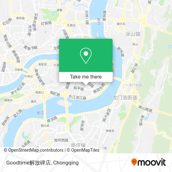 Goodtime解放碑店 map