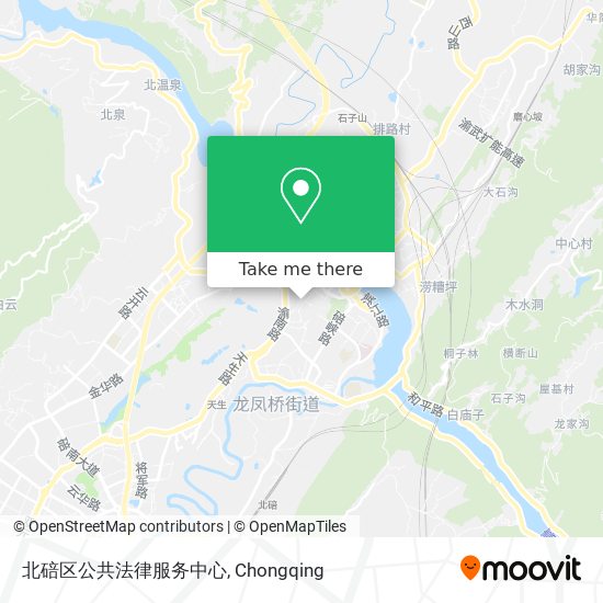 北碚区公共法律服务中心 map