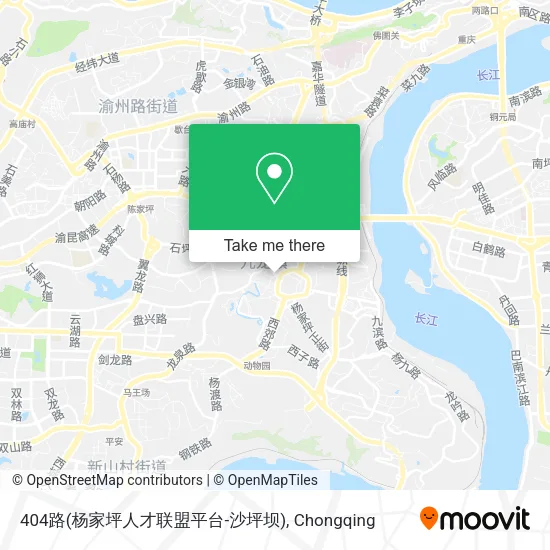 404路(杨家坪人才联盟平台-沙坪坝) map