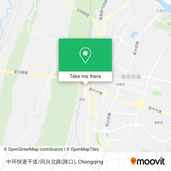 中环快速干道/同兴北路(路口) map