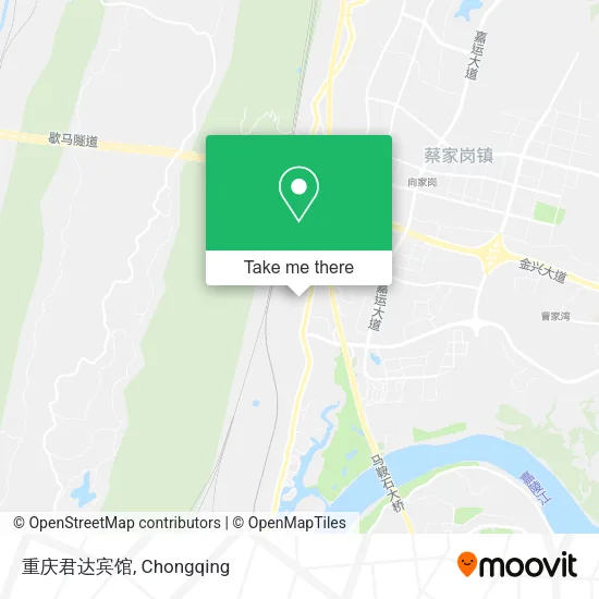 重庆君达宾馆 map