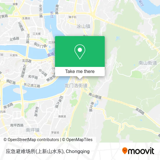应急避难场所(上新山水东) map