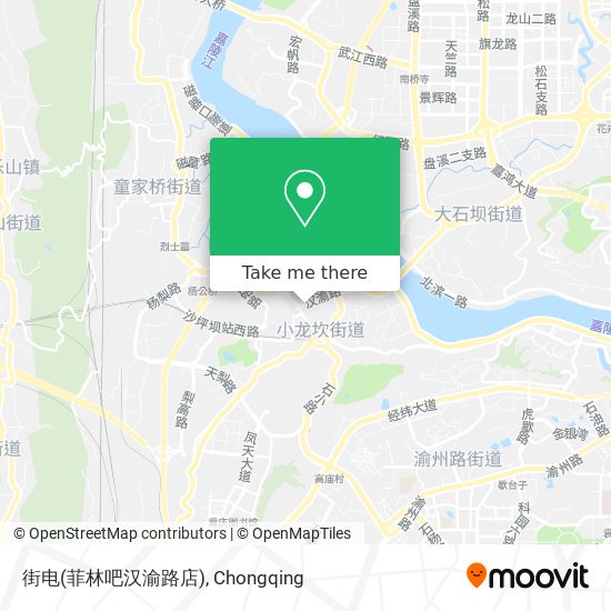 街电(菲林吧汉渝路店) map