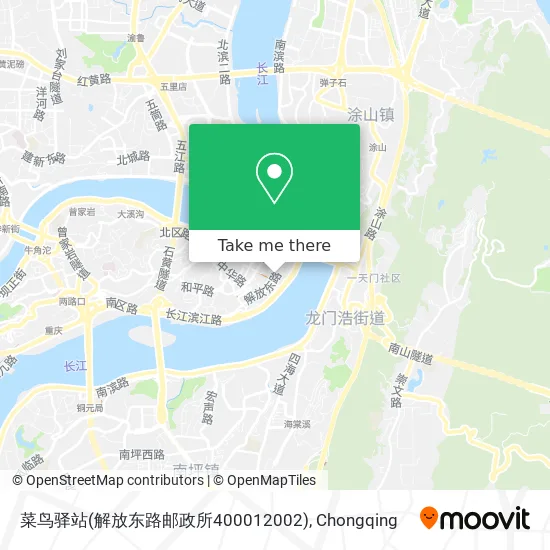 菜鸟驿站(解放东路邮政所400012002) map