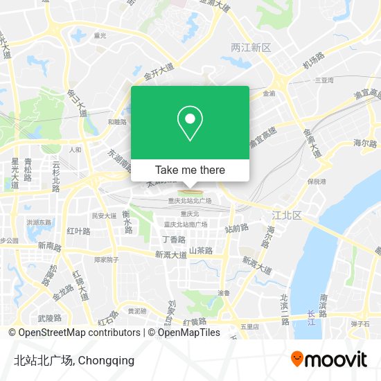 北站北广场 map