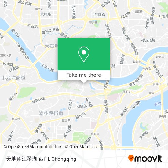 天地雍江翠湖-西门 map