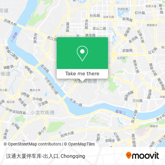 汉通大厦停车库-出入口 map