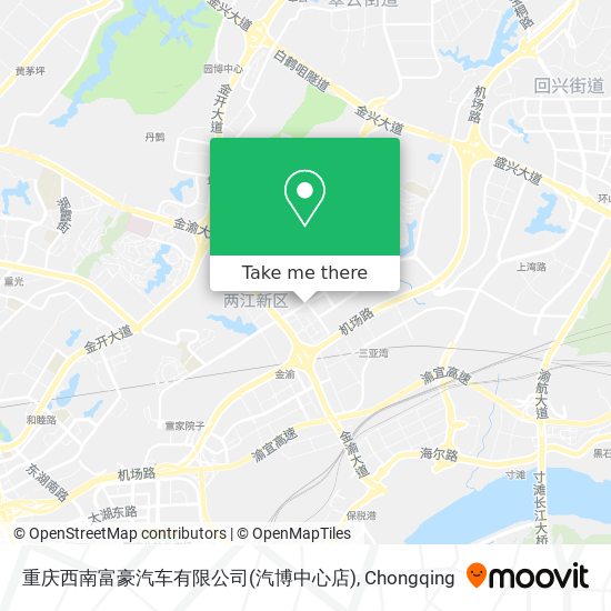 重庆西南富豪汽车有限公司(汽博中心店) map