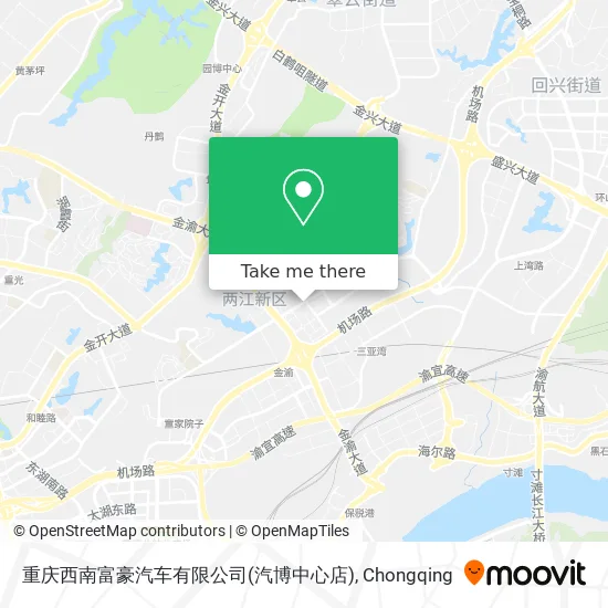 重庆西南富豪汽车有限公司(汽博中心店) map