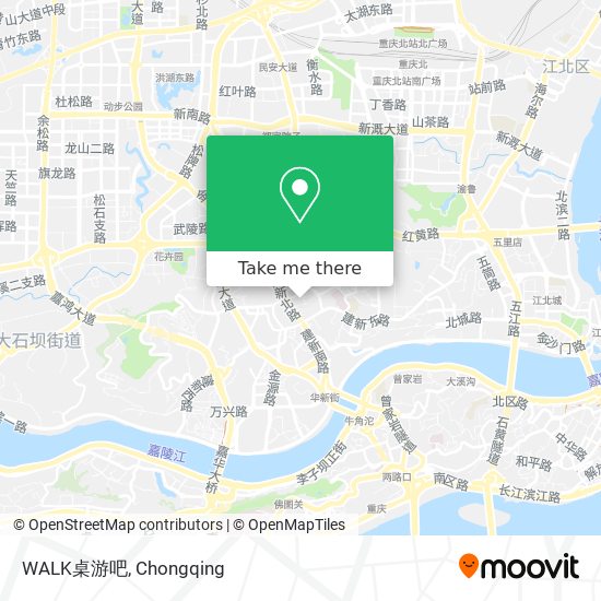 WALK桌游吧 map