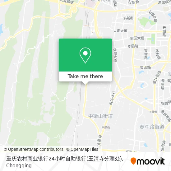 重庆农村商业银行24小时自助银行(玉清寺分理处) map