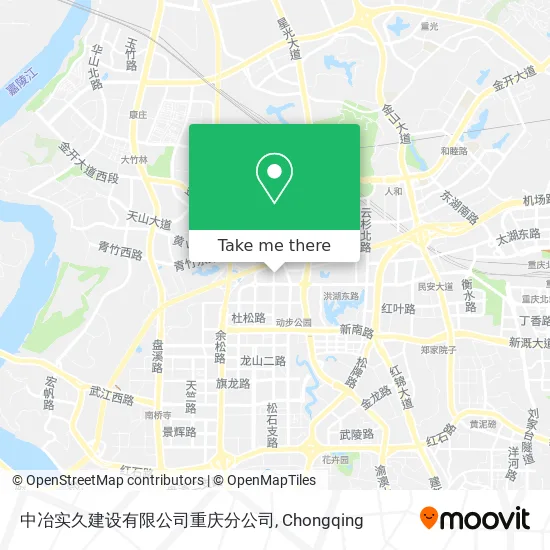 中冶实久建设有限公司重庆分公司 map