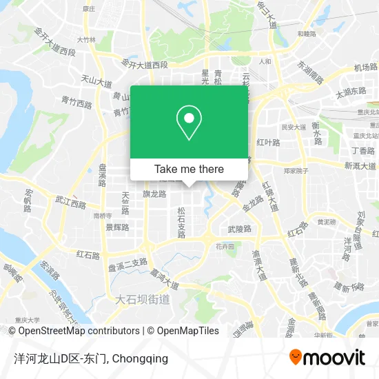 洋河龙山D区-东门 map