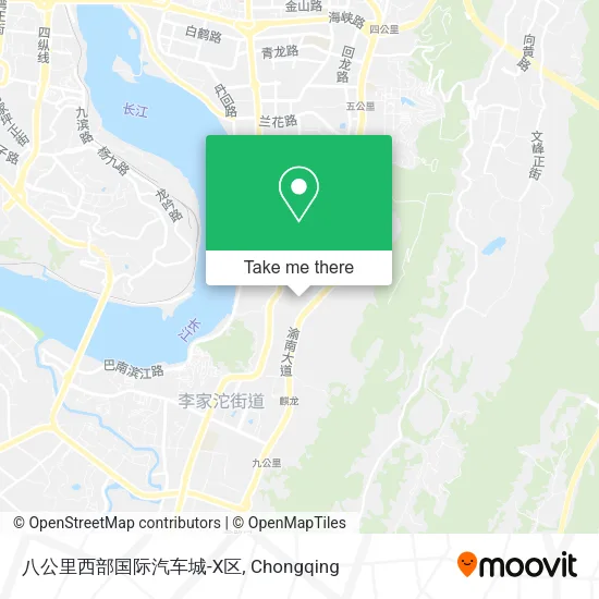 八公里西部国际汽车城-X区 map