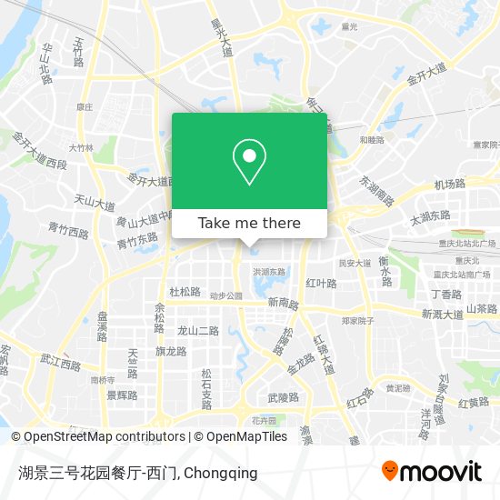 湖景三号花园餐厅-西门 map